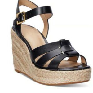 NWB Lauren Ralph Lauren women’s Sophia espadrille wedge sandals size 9.5